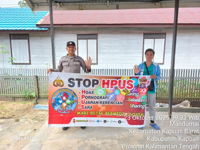 
					Polsek Kapuas Barat Rutin Berikan Imbauan Stop Hoax, Pornografi, Ujaran Kebencian dan Sara Kepada Warga
