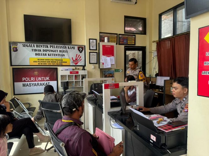 
					Polres Kotim Terima Laporan Masyarakat Secara Sigap di Kantor SPKT