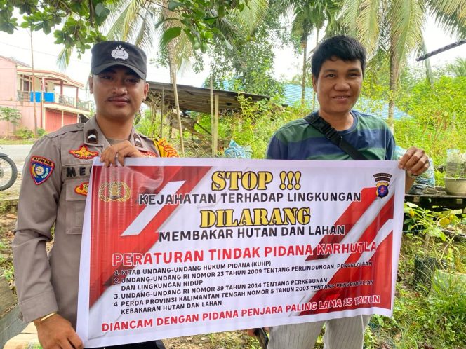 Polsek Tewah Gencarkan Upaya Pencegahan Karhutla
