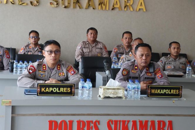 Bimtek Tindak Lanjut Launching Pamapta, Polres Sukamara Ikuti Arahan Kapolda Kalteng