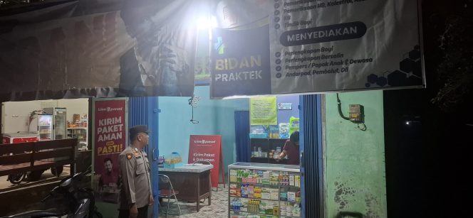 Piket SPKT III Polsek Balai Riam Gelar Patroli untuk Wujudkan Situasi Kondusif