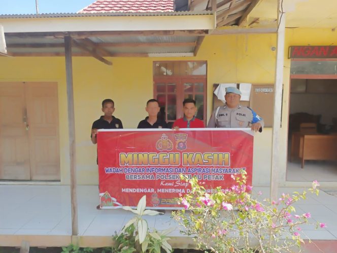 POLDA KALTENG/POLRES KAPUAS/POLSEK PULAU PETAK GELAR GIAT “MINGGU KASIH”