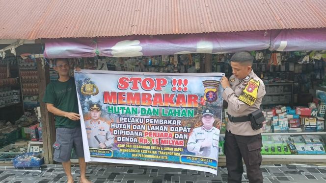 Polsek Sepang Gencar Edukasi Larangan Bakar Hutan dan Lahan: Cegah Polusi Asap Demi Udara Bersih