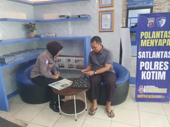 Sapa Masyarakat, Satlantas Hadir berikan penjelasan pelayanan Mekanisme Penerbitan SIM