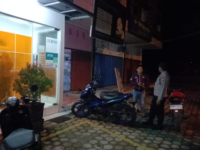Polsek Kurun Rutin Patroli Malam di Titik Rawan Kejahatan