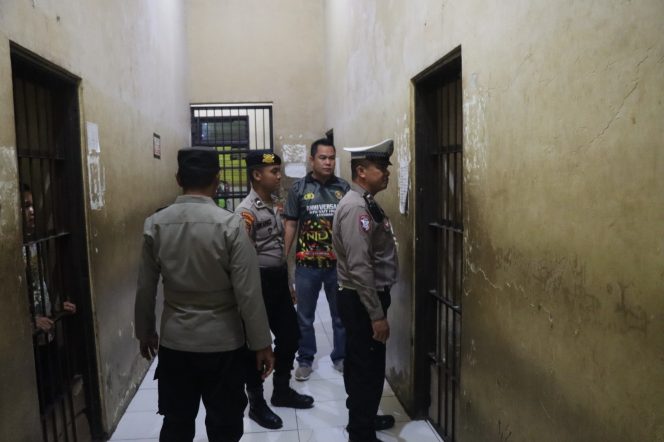 Cegah Hal Tak Diinginkan, Piket Polres Gunung Mas Laksanakan Kontrol Fisik Dan Ruang Tahanan
