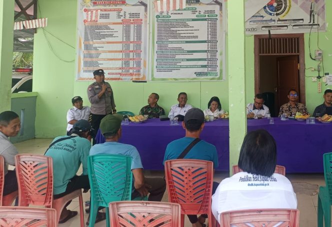 Polmas Desa Sei Pitung Polsek Kapuas Barat, Menghadiri Kegiatan Musyawarah Desa Khusus, Koperasi Desa Merah Putih (KDMP)