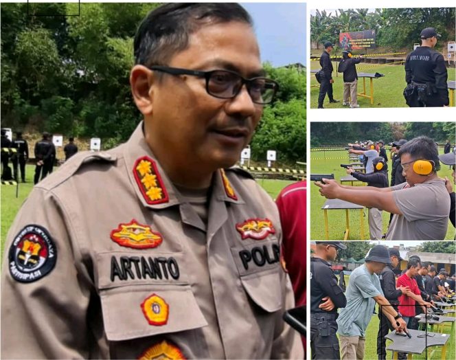 
					Bidhumas Polda Jateng Rayakan HUT Humas Polri ke-74 dengan Olahraga Menembak Bersama Wartawan