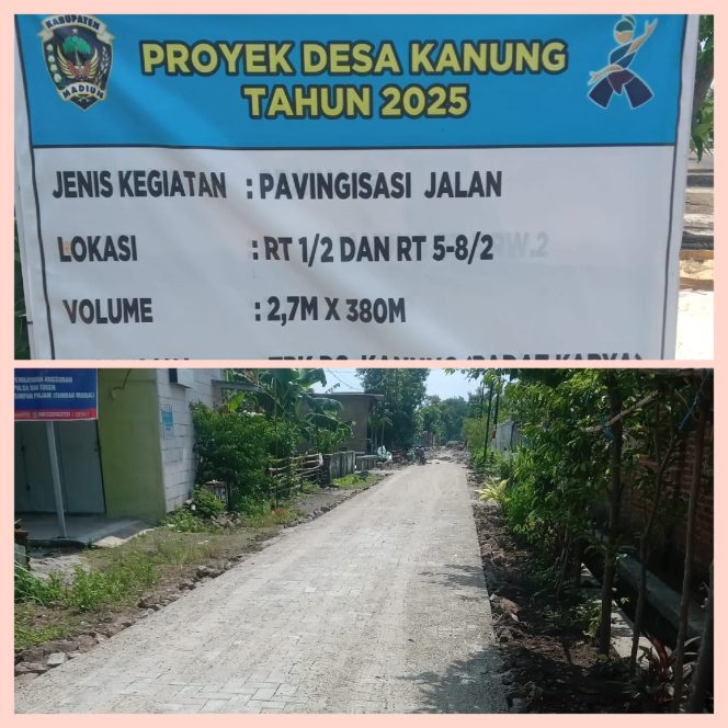 
					Warga Kanung Gembira, Jalan Desa Kini Mulus Berkat Program Padat Karya