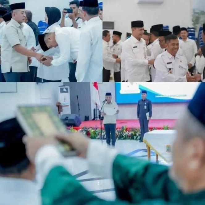 
					Penguatan Birokrasi, Bupati Karawang Aep Syaepuloh Lantik dan Ambil Sumpah Jabatan 18 Dinas