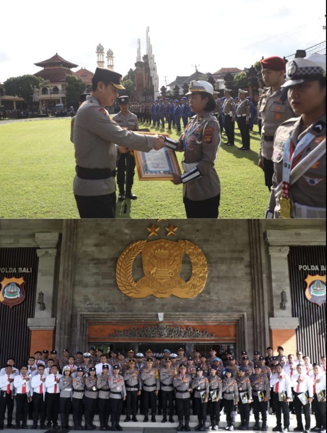 
					Polda Bali Juara, Kapolda Bali berikan Penghargaan kepada Personil yang Berprestasi