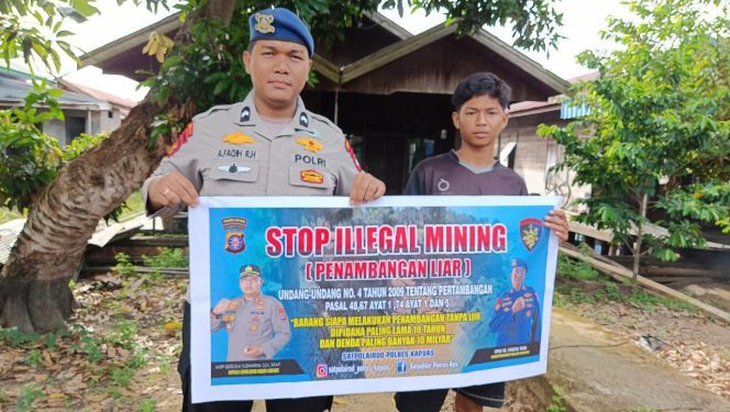 
					Satpolairud Polres Kapuas Laksanakan Patroli Perairan, Beri Imbauan Stop Penambangan Liar Di DAS Kapuas
