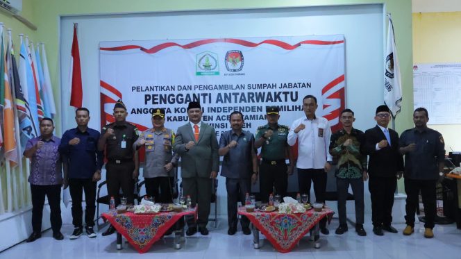 
					Bupati Aceh Tamiang Lantik Prio Sumbodo sebagai PAW Anggota KIP Periode 2023–2028