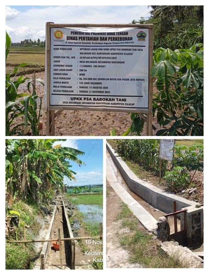 
					APBN Kucurkan Rp 920 Juta: Proyek Optimasi 200 Hektare Lahan Pertanian di Cilacap Dimulai