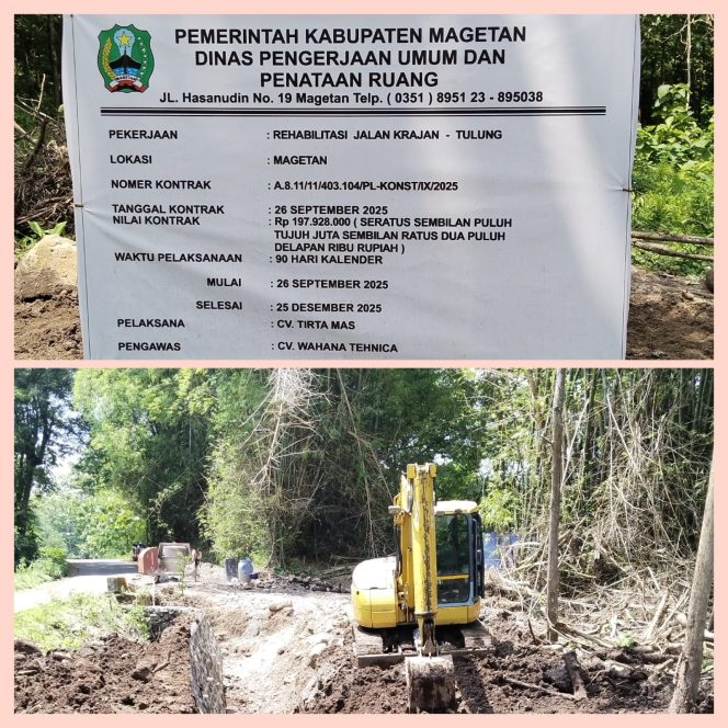 
					Jalan Krajan – Tulong Direhabilitasi, Tembok Penahan Tanah (TPT) Dibangun untuk Kendalikan Longsor dan Banjir