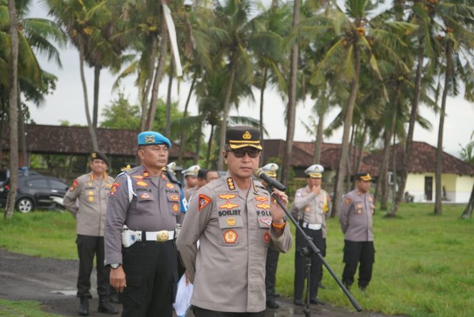 
					Apel Kesiapan Pengamanan OPPO Run 2025 di Pantai Masceti