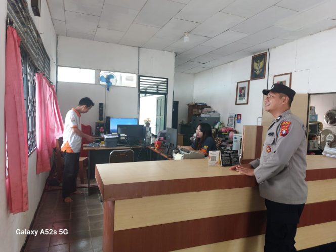 Antisipasi Gangguan Kamtibmas Di Wilkum Polsek Kapuas barat, Personil Polsek Kapuas Barat Patroli Obyek Vital