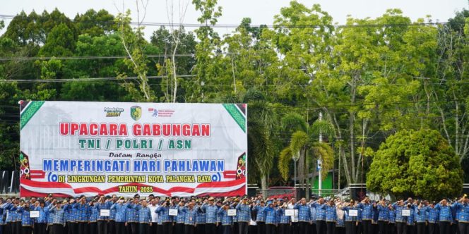 
					Wakil Wali Kota Pimpin Upacara Peringatan Hari Pahlawan di Palangka Raya