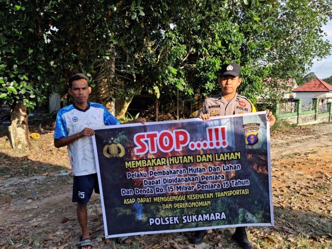 
					Polsek Sukamara Gencarkan Sosialisasi Stop Kejahatan Lingkungan