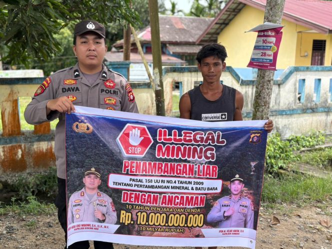 
					Masyarakat dan Polisi Bersatu, Perangi Tambang Ilegal Demi Lingkungan Sehat