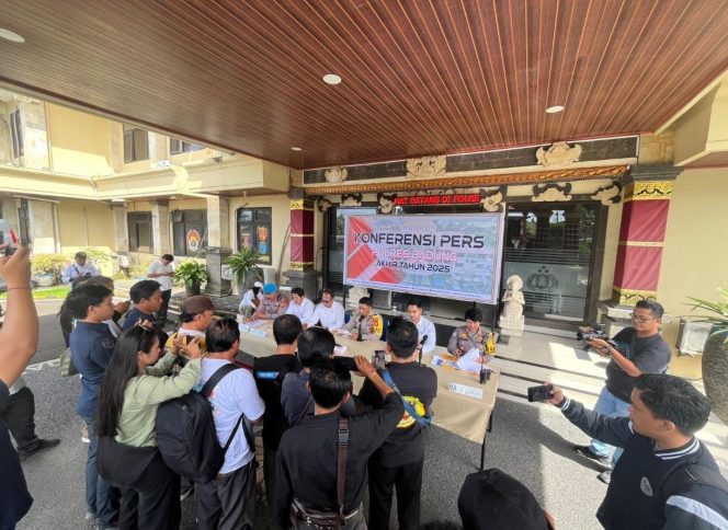
					Konferensi Pers Akhir Tahun, Polres Badung Ungkap Capaian Kamtibmas Sepanjang 2025
