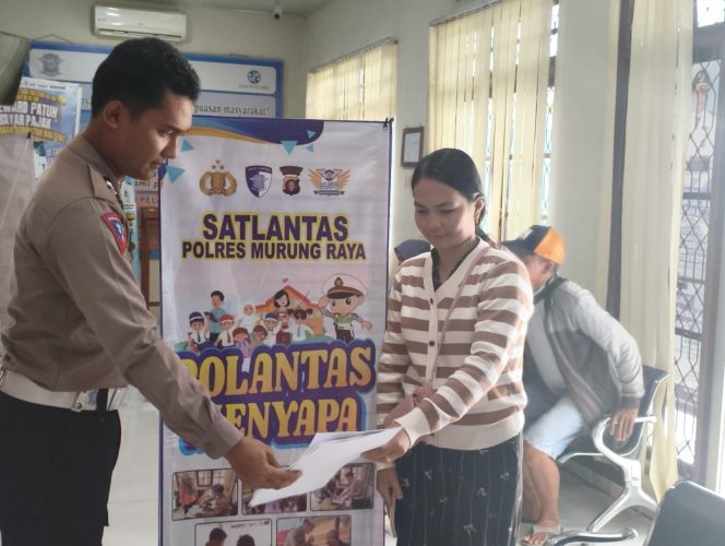 
					Polantas Menyapa, Pengurusan Administrasi Pajak di Samsat Murung Raya Mudah dan Cepat