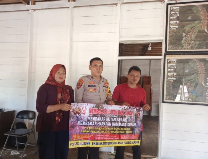
					Polsek Murung Tegas Terhadap Pelaku Pembakaran Hutan dan Lahan