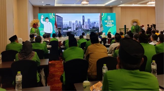 
					Gubernur Pramono Buka Muswil PKB Jakarta Optimis Berkembang 