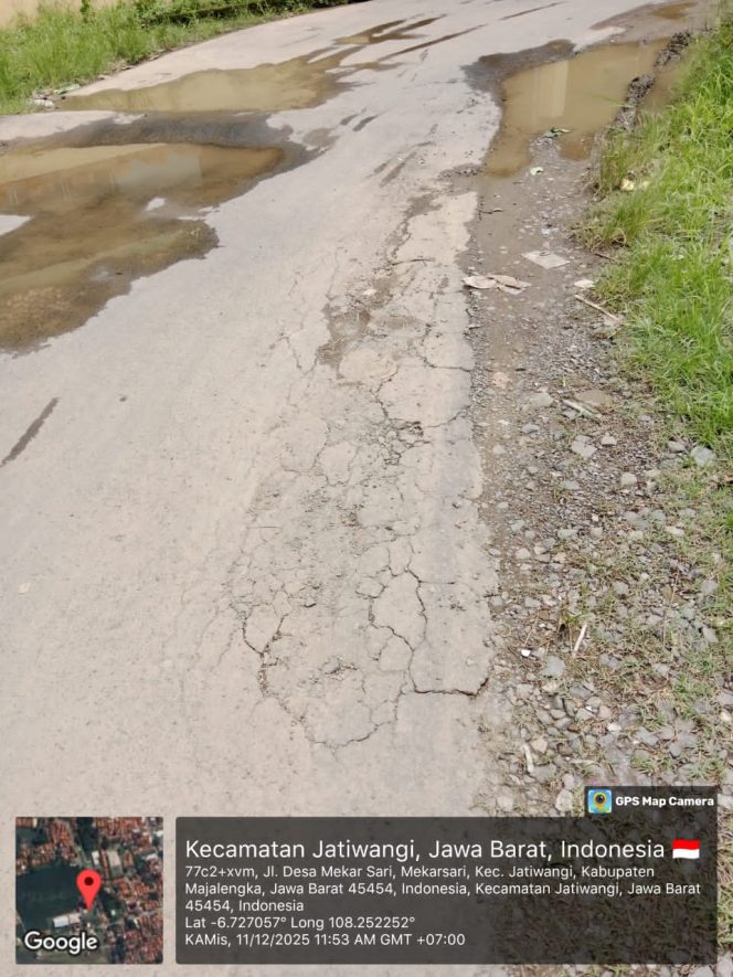 
					Baru Setahun Dibangun, Jalan Hotmix di Mekarsari Jatiwangi Sudah Rusak : Kasi Ekbang Perdebatkan Perencanan dan Pelaksanaan