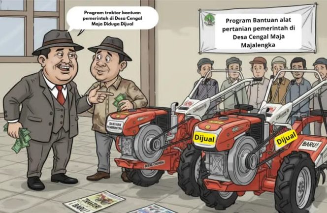 
					Traktor Bantuan Di Desa Cengal Maja Diduga Dijual Oknum : Modus Tukar Tambah dan Penjualan Untungkan Pribadi