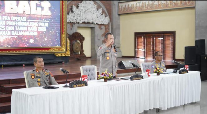 
					Jelang Ops Lilin Agung 2025, Polda Bali Menggelar Lat Pra Ops kepada Personel Polda Bali