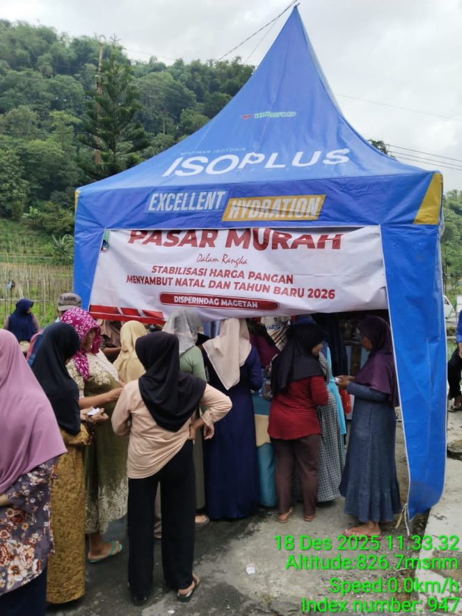 
					Tekan Inflasi dan Ringankan Beban Warga, Disperindag Magetan Gelar Pasar Murah Sembako