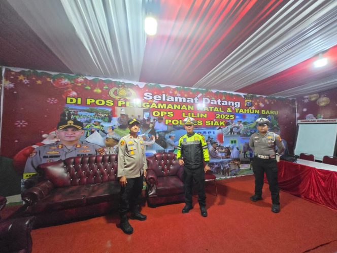 
					Jelang Nataru, Polsek Kandis Pastikan Pos Pam Exit Tol Kandis Utara Siap Beroperasi
