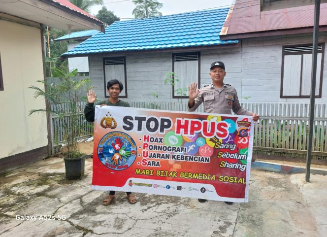 
					Polsek Kapuas Barat Rutin Berikan Imbauan Stop Hoax, Pornografi, Ujaran Kebencian dan Sara Kepada Warga