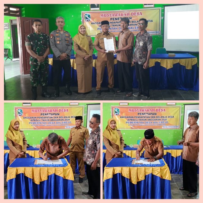 
					Pemerintah Desa Balerejo Kecamatan Kawedanan Resmi Menetapkan APBdes Tahun Anggaran 2026 Melalui Musyawarah Desa