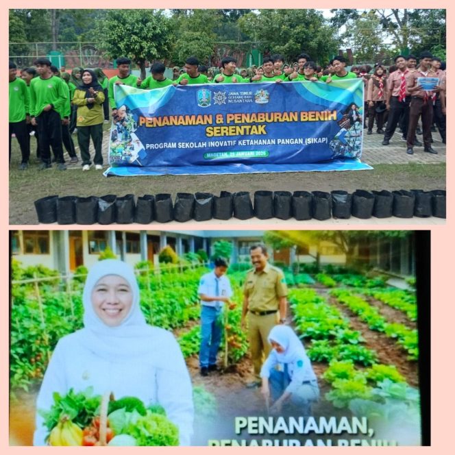 
					SMA Negeri 3 Magetan Dukung Program SIKAP melalui Kegiatan Penanaman dan Penaburan Benih