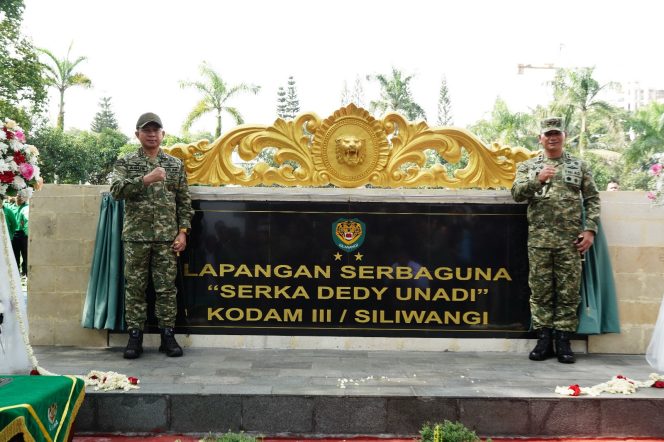 
					‎Panglima TNI Resmikan Lapangan Serba Guna Serka Dedy Unadi Kodam III/Slw