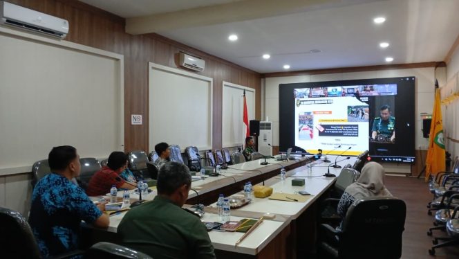 
					Dandim 1015/Sampit Ikuti Secara Virtual Rakornis TMMD ke-127 TA 2026