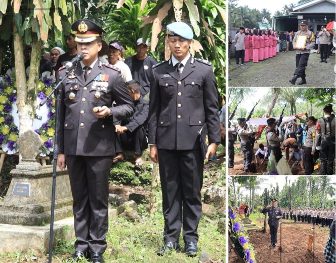 
					Polres Purbalingga Beri Penghormatan Terakhir Almarhum Aipda Zaeni