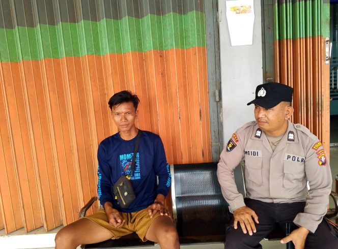 
					Berikan Imbauan kantibmas kepada warga di lakukan personil Polsek Kapuas Tengah.