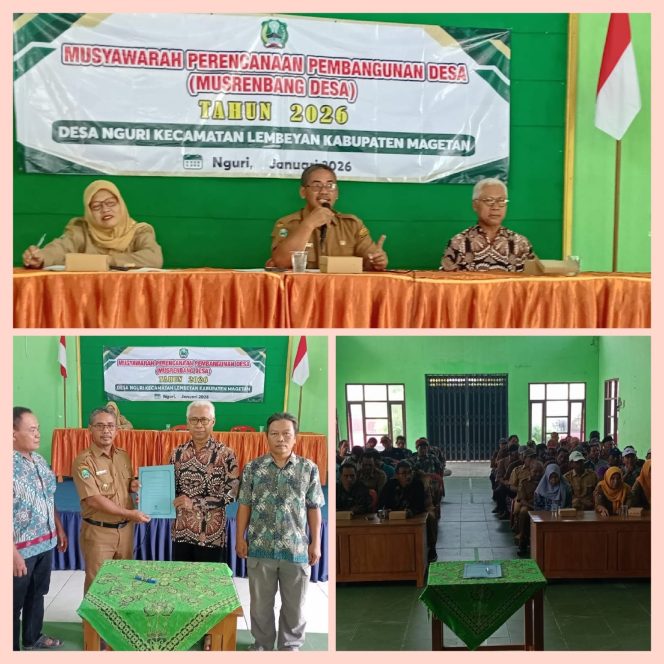 
					Musrenbangdes Nguri 2026 Digelar, Fokus Ketahanan Pangan dan Penguatan Alat Pertanian