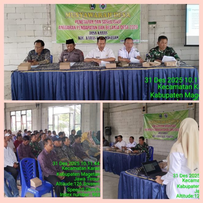 
					APBDes 2026 Desa Karas Resmi Ditetapkan, Forkopimca Apresiasi Transparansi dan Penguatan Ekonomi Desa