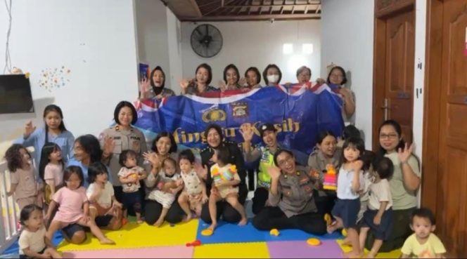 
					Ditbinmas Polda Bali Gelar Program Minggu Kasih di Panti Bali Baby Home