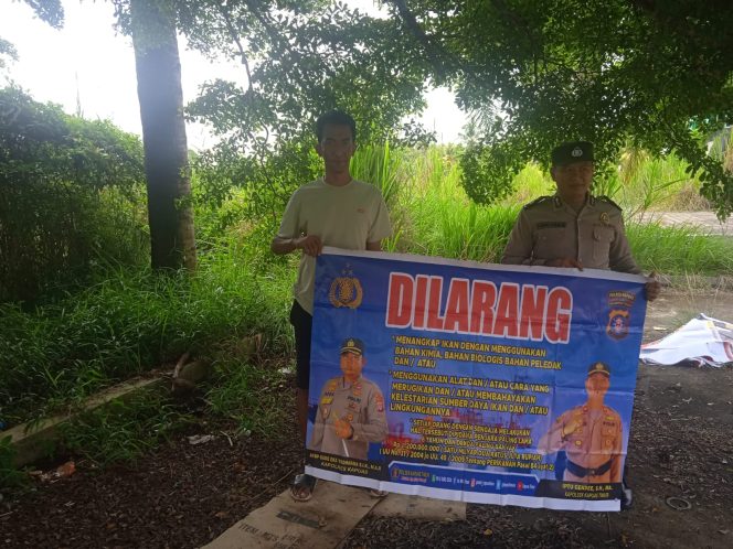 
					POLSEK KAPUAS TIMUR SOSIALISASI LARANGAN ILLEGAL MINING, BERTUJUAN CIPTAKAN MASYARAKAT SADAR AKAN LINGKUNGAN