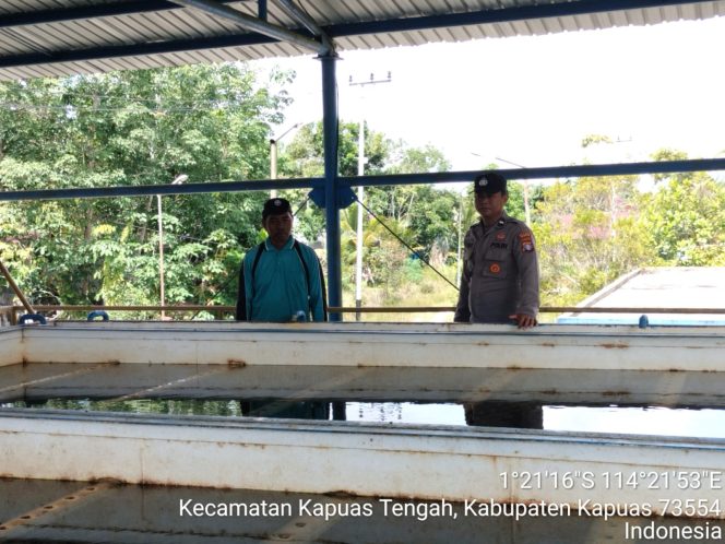 
					Polsek kapuas Tengah laksanakan Patroli ke objek vital ke PDAM unit Pujon.