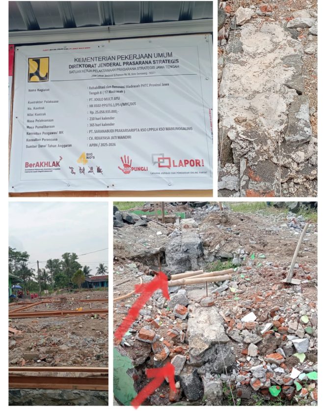 
					Proyek Miliaran MI Ma’arif 02 Bojong Disorot: Pondasi Diduga Asal Jadi, Konsultan Pilih Bungkam