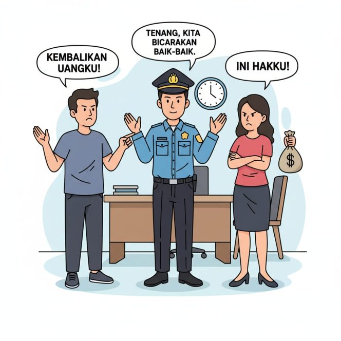
					Mantan Pacar Masih Ganggu Dan Minta Kembalikan Uang Dan Barang Yang Diberikan, CPNS di Barut Curhat Virtual ke Cak Sam Polda Kalteng, Karyawan di Palangka Raya Dibina Dan Dimediasi di MALAPI