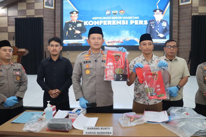 
					Hari Pertama Ops Pekat Semeru 2026, Polres Magetan Sita 21,38 Gram Sabu dan Amankan 3 Pelaku