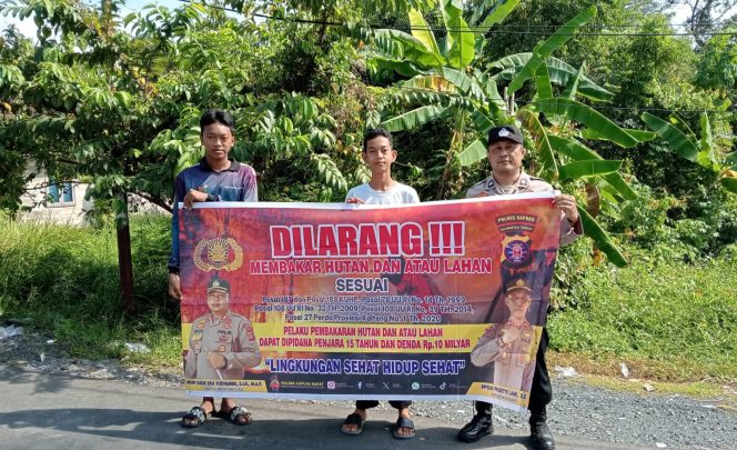 
					Cegah Kebakaran Hutan, Polsek Kapuas Barat Gencarkan Sosialisasi dan Patroli Dialogis