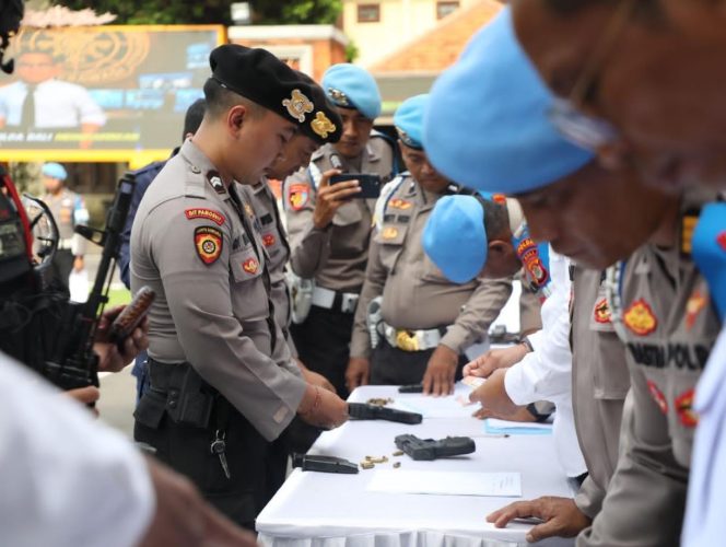 
					Hindari Penyalahgunaan Senjata Api, Bid Propam Polda Bali Lakukan Pengecekan